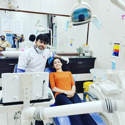 Patient smiling after treatment